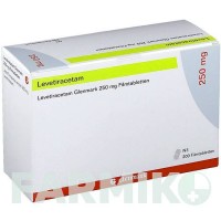 ЛЕВЕТИРАЦЕТАМ (LEVETIRACETAM) 250 мг таблетки 50 шт - Леветирацетам GLENMARK