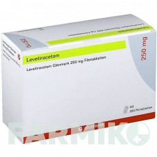 ЛЕВЕТИРАЦЕТАМ (LEVETIRACETAM) 250 мг таблетки 50 шт - Леветирацетам GLENMARK