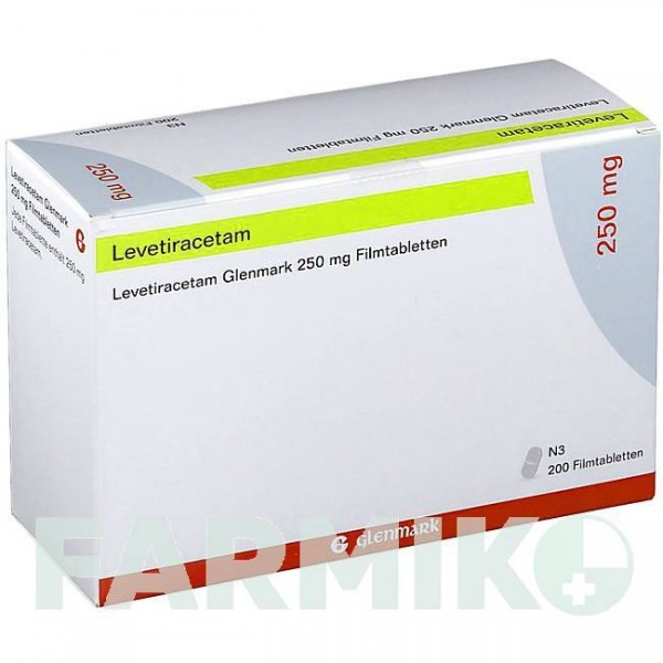 ЛЕВЕТИРАЦЕТАМ (LEVETIRACETAM) 250 мг таблетки 50 шт - Леветирацетам GLENMARK