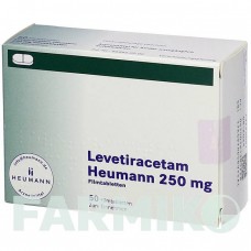 ЛЕВЕТИРАЦЕТАМ (LEVETIRACETAM) 250 мг таблетки 50 шт - Леветирацетам HEUMANN PHARMA