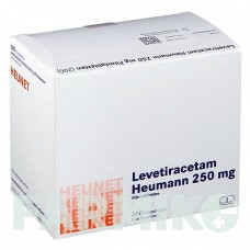 ЛЕВЕТИРАЦЕТАМ (LEVETIRACETAM) 250 мг таблетки 200 шт - Леветирацетам HEUNET PHARMA