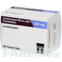 ЛЕВЕТИРАЦЕТАМ (LEVETIRACETAM) 250 мг таблетки 50 шт - Леветирацетам MICRO LABS