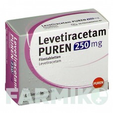 ЛЕВЕТИРАЦЕТАМ (LEVETIRACETAM) 250 мг таблетки 50 шт - Леветирацетам PUREN PHARMA
