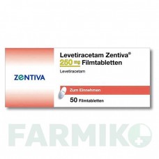 ЛЕВЕТИРАЦЕТАМ (LEVETIRACETAM) 250 мг таблетки 50 шт - Леветирацетам ZENTIVA