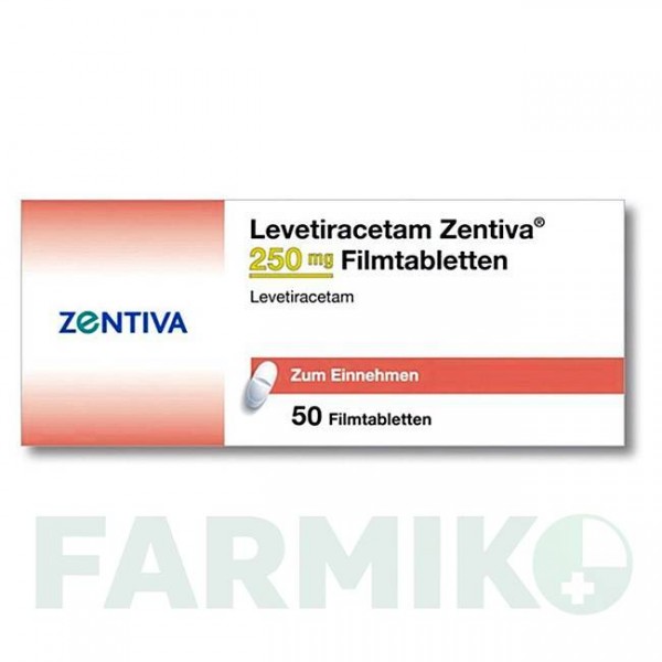ЛЕВЕТИРАЦЕТАМ (LEVETIRACETAM) 250 мг таблетки 50 шт - Леветирацетам ZENTIVA