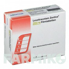 ЛЕВЕТИРАЦЕТАМ (LEVETIRACETAM) 250 мг таблетки 100 шт - Леветирацетам ZENTIVA