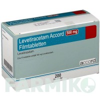 ЛЕВЕТИРАЦЕТАМ (LEVETIRACETAM) 500 мг таблетки 200 шт - Леветирацетам ACCORD HEALTHCARE