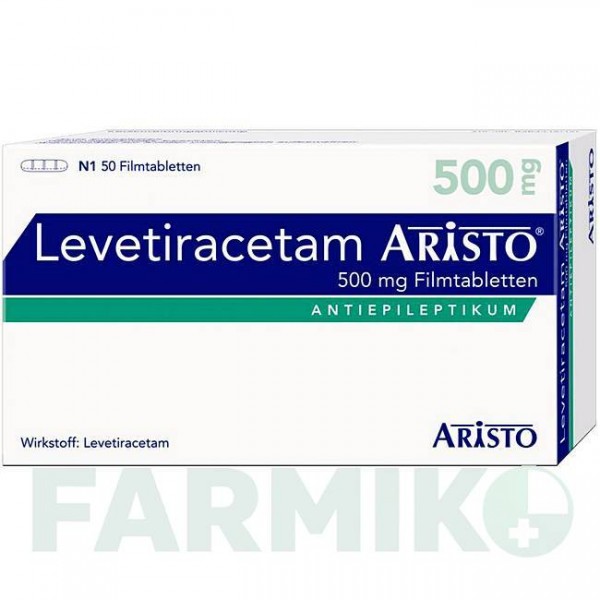 ЛЕВЕТИРАЦЕТАМ (LEVETIRACETAM) 500 мг таблетки 50 шт - Леветирацетам ARISTO PHARMA