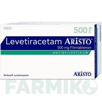 ЛЕВЕТИРАЦЕТАМ (LEVETIRACETAM) 500 мг таблетки 100 шт - Леветирацетам ARISTO PHARMA