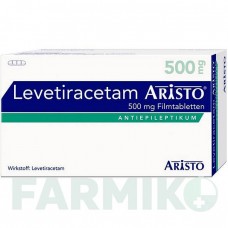 ЛЕВЕТИРАЦЕТАМ (LEVETIRACETAM) 500 мг таблетки 100 шт - Леветирацетам ARISTO PHARMA