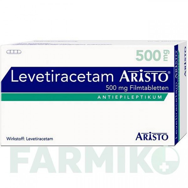 ЛЕВЕТИРАЦЕТАМ (LEVETIRACETAM) 500 мг таблетки 100 шт - Леветирацетам ARISTO PHARMA