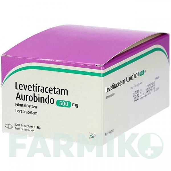 ЛЕВЕТИРАЦЕТАМ (LEVETIRACETAM) 500 мг таблетки 200 шт - Леветирацетам BB FARMA
