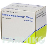 ЛЕВЕТИРАЦЕТАМ (LEVETIRACETAM) 500 мг таблетки 100 шт - Леветирацетам BIOMO PHARMA