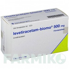 ЛЕВЕТИРАЦЕТАМ (LEVETIRACETAM) 500 мг таблетки 200 шт - Леветирацетам BIOMO PHARMA