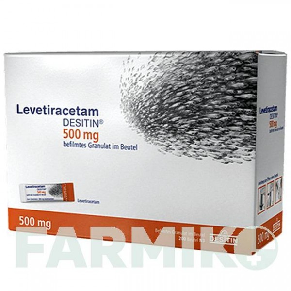 ЛЕВЕТИРАЦЕТАМ (LEVETIRACETAM) 500 мг гранулы 50 шт - Леветирацетам DESITIN