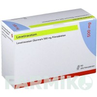 ЛЕВЕТИРАЦЕТАМ (LEVETIRACETAM) 500 мг таблетки 200 шт - Леветирацетам GLENMARK