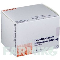 ЛЕВЕТИРАЦЕТАМ (LEVETIRACETAM) 500 мг таблетки 100 шт - Леветирацетам HEUNET PHARMA