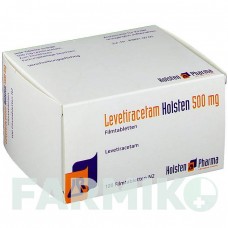 ЛЕВЕТИРАЦЕТАМ (LEVETIRACETAM) 500 мг таблетки 100 шт - Леветирацетам HOLSTEN PHARMA