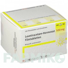 ЛЕВЕТИРАЦЕТАМ (LEVETIRACETAM) 500 мг таблетки 100 шт - Леветирацетам HORMOSAN PHARMA