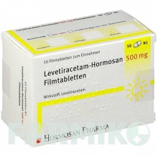 ЛЕВЕТИРАЦЕТАМ (LEVETIRACETAM) 500 мг таблетки 50 шт - Леветирацетам HORMOSAN PHARMA