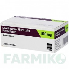 ЛЕВЕТИРАЦЕТАМ (LEVETIRACETAM) 500 мг таблетки 200 шт - Леветирацетам MICRO LABS