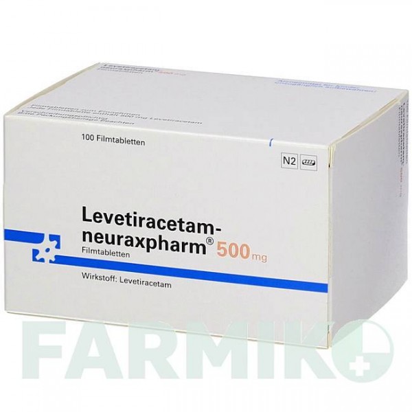 ЛЕВЕТИРАЦЕТАМ (LEVETIRACETAM) 500 мг таблетки 100 шт - Леветирацетам NEURAXPHARM