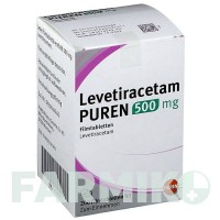 ЛЕВЕТИРАЦЕТАМ (LEVETIRACETAM) 500 мг таблетки 200 шт - Леветирацетам PUREN PHARMA
