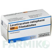ЛЕВЕТИРАЦЕТАМ (LEVETIRACETAM) 500 мг таблетки 50 шт - Леветирацетам RATIOPHARM