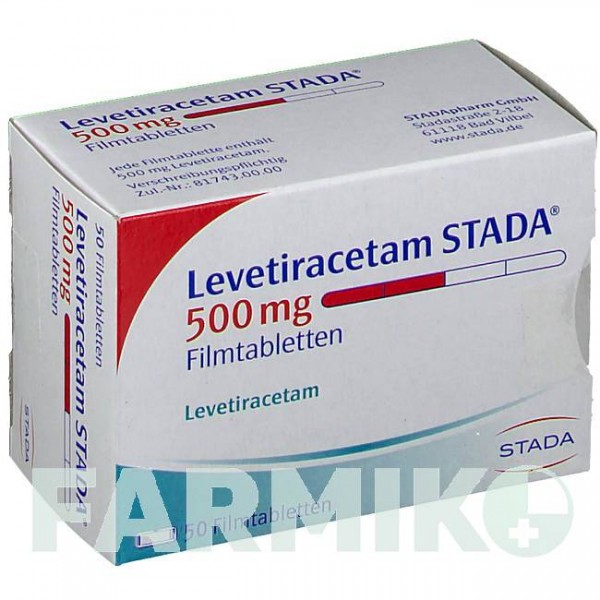 ЛЕВЕТИРАЦЕТАМ (LEVETIRACETAM) 500 мг таблетки 50 шт - Леветирацетам STADAPHARM