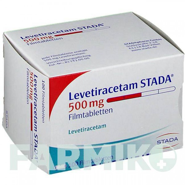 ЛЕВЕТИРАЦЕТАМ (LEVETIRACETAM) 500 мг таблетки 100 шт - Леветирацетам STADAPHARM