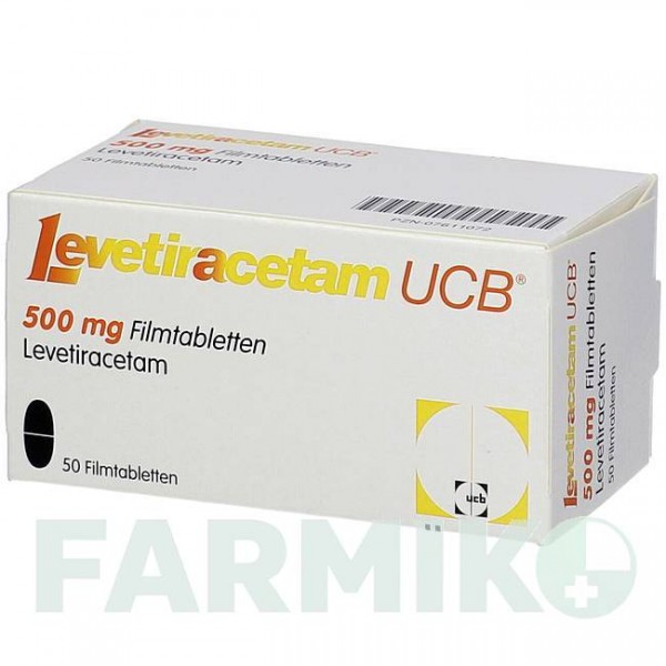 ЛЕВЕТИРАЦЕТАМ (LEVETIRACETAM) 500 мг таблетки 50 шт - Леветирацетам UCB PHARMA