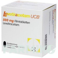 ЛЕВЕТИРАЦЕТАМ (LEVETIRACETAM) 500 мг таблетки 200 шт - Леветирацетам UCB PHARMA