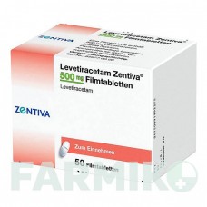 ЛЕВЕТИРАЦЕТАМ (LEVETIRACETAM) 500 мг таблетки 50 шт - Леветирацетам ZENTIVA