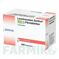 ЛЕВЕТИРАЦЕТАМ (LEVETIRACETAM) 500 мг таблетки 200 шт - Леветирацетам ZENTIVA