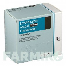ЛЕВЕТИРАЦЕТАМ (LEVETIRACETAM) 750 мг таблетки 100 шт - Леветирацетам ACCORD HEALTHCARE