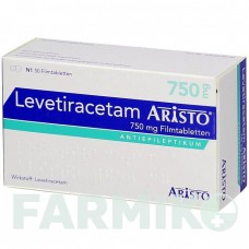 ЛЕВЕТИРАЦЕТАМ (LEVETIRACETAM) 750 мг таблетки 50 шт - Леветирацетам ARISTO PHARMA