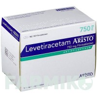 ЛЕВЕТИРАЦЕТАМ (LEVETIRACETAM) 750 мг таблетки 100 шт - Леветирацетам ARISTO PHARMA