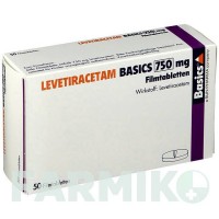 ЛЕВЕТИРАЦЕТАМ (LEVETIRACETAM) 750 мг таблетки 50 шт - Леветирацетам BASICS