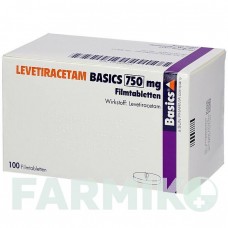 ЛЕВЕТИРАЦЕТАМ (LEVETIRACETAM) 750 мг таблетки 100 шт - Леветирацетам BASICS