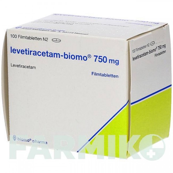 ЛЕВЕТИРАЦЕТАМ (LEVETIRACETAM) 750 мг таблетки 200 шт - Леветирацетам BIOMO PHARMA