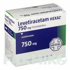 ЛЕВЕТИРАЦЕТАМ (LEVETIRACETAM) 750 мг таблетки 50 шт - Леветирацетам HEXAL
