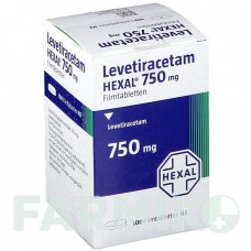 ЛЕВЕТИРАЦЕТАМ (LEVETIRACETAM) 750 мг таблетки 100 шт - Леветирацетам HEXAL