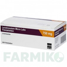 ЛЕВЕТИРАЦЕТАМ (LEVETIRACETAM) 750 мг таблетки 200 шт - Леветирацетам MICRO LABS