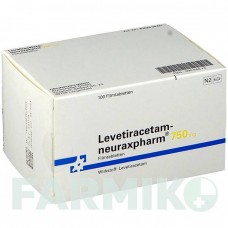 ЛЕВЕТИРАЦЕТАМ (LEVETIRACETAM) 750 мг таблетки 100 шт - Леветирацетам NEURAXPHARM