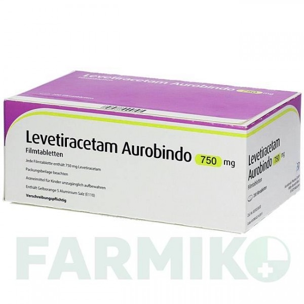 ЛЕВЕТИРАЦЕТАМ (LEVETIRACETAM) 750 мг таблетки 50 шт - Леветирацетам PUREN PHARMA