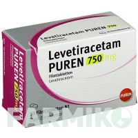 ЛЕВЕТИРАЦЕТАМ (LEVETIRACETAM) 750 мг таблетки 50 шт - Леветирацетам PUREN PHARMA