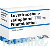 ЛЕВЕТИРАЦЕТАМ (LEVETIRACETAM) 750 мг таблетки 50 шт - Леветирацетам RATIOPHARM