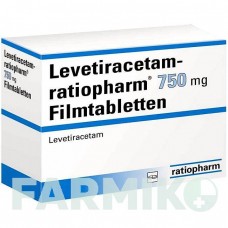 ЛЕВЕТИРАЦЕТАМ (LEVETIRACETAM) 750 мг таблетки 200 шт - Леветирацетам RATIOPHARM