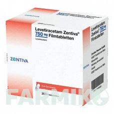ЛЕВЕТИРАЦЕТАМ (LEVETIRACETAM) 750 мг таблетки 200 шт - Леветирацетам ZENTIVA