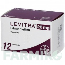 ЛЕВИТРА (LEVITRA) 20 мг таблетки 8 шт - Варденафил ABACUS MEDICINE